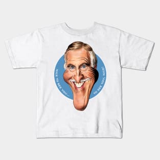 Bruce Forsyth cartoon Kids T-Shirt